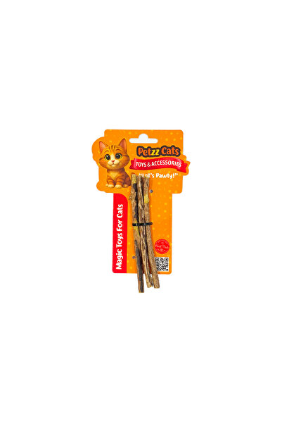 Petzzcats عصا أسنان طبيعية للقطط من ماتاتابيلي، لعبة للقطط 0.5-07×12 سم، حجم ...