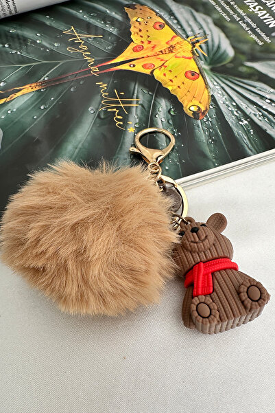 Modex Плюшена сладка мечешка чанта аксесоар ключодържател