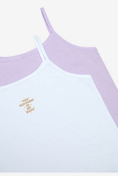 Penti Kız Çocuk Universe Pamuklu 2li Çok Renkli Atlet