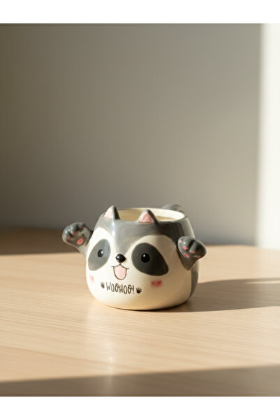 Tohana 3D Hugging Animal Figured Ceramic Mug