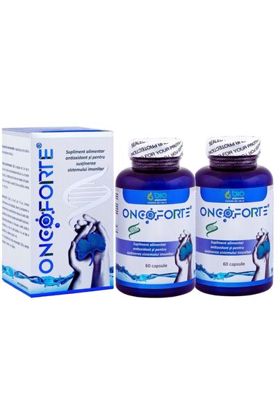 Bio Elemente Oncoforte Pachet Promo 2 Cutii (120 Capsule), Supliment Impotriv...