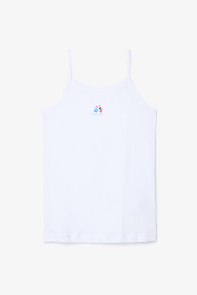 Penti Κοριτσίστικο μπλουζάκι Bloom Cotton White 2 τεμαχίων