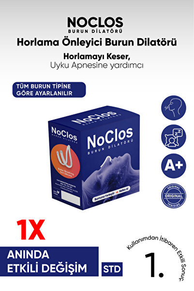NOCLOS BURUN DİLATÖRÜ A+ 1'li Horlama Önleyici