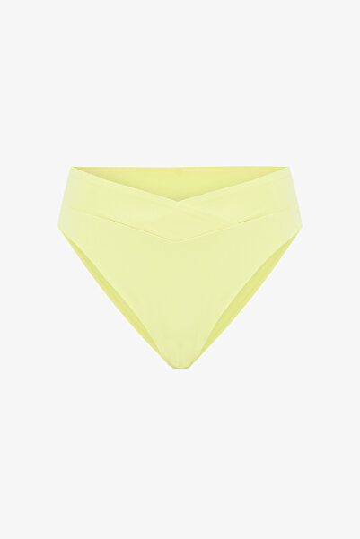 Penti Κίτρινο κομμένο μπικίνι με κομμένο V