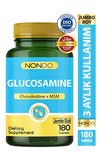 Nondo Glucosamine 180 Tablet (Jumbo Boy 3 Aylık Kullanım)
