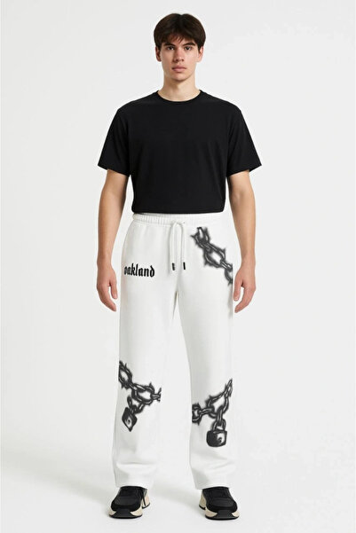 fourblack Mdb Men's Three Thread Cotton B Printed Pocket Jogger Buggy Pantalo...