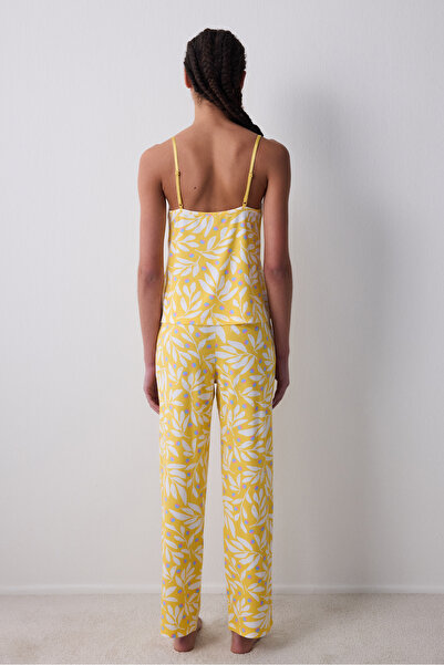 Penti Emilia Gelbes Hosen-Pyjama-Set