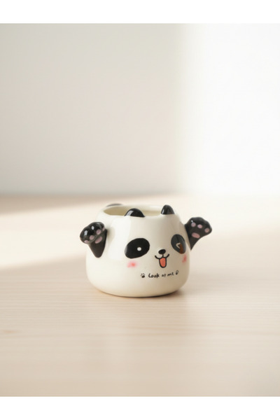 Tohana كوب سيراميك ثلاثي الأبعاد بتصميم حيوان يحتضن