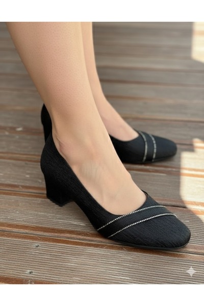 Nur Rose Rochie de seară elegantă, confortabilă, de zi cu zi, cu piatră neagr...