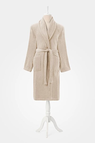 Özdilek Μπουρνούζι με γιακά σάλι Colorist S.Brown XXL