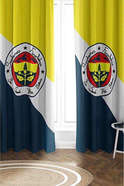 Dolce Mariee Parlak Saten Mikro Kumaş Çift Kanat Çocuk Odası Fon Perde Takımı...