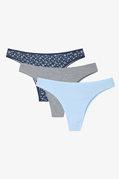 Penti Floral Night Dreams Low Rise 3 Pack Brazilian Panties