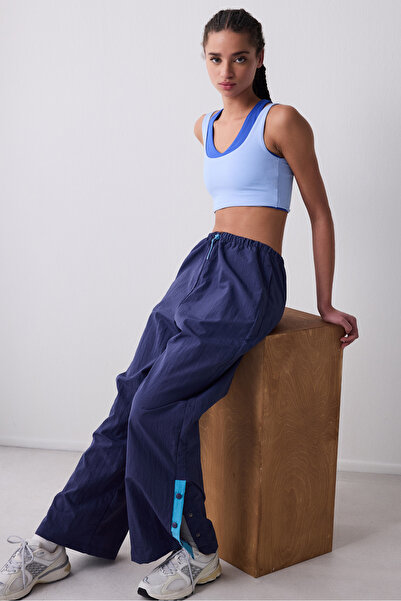 Penti Sporty Square Neck Açık Mavi Üst