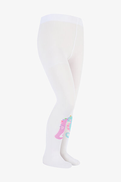Penti Pretty Sea Horse White Pantyhose
