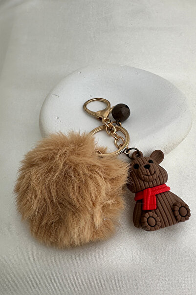 Modex Плюшена сладка мечешка чанта аксесоар ключодържател