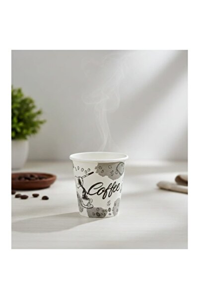 Kalbi Ticaret Karton Bardak 2,5 Oz 50 Adet Kahve Bardağı Türk Kahvesi Bardağı Küçük Bardak Espresso Bardağı