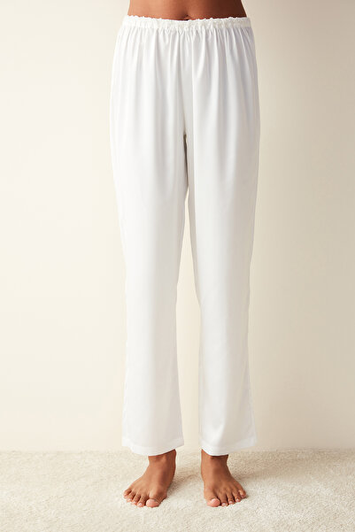 Penti Bridal Satin Trousers Off-White Pajama Bottoms