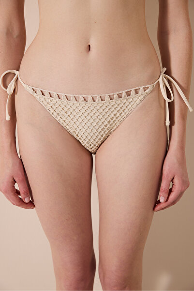 Penti Alita geflochtene steinfarbene Bikinihose