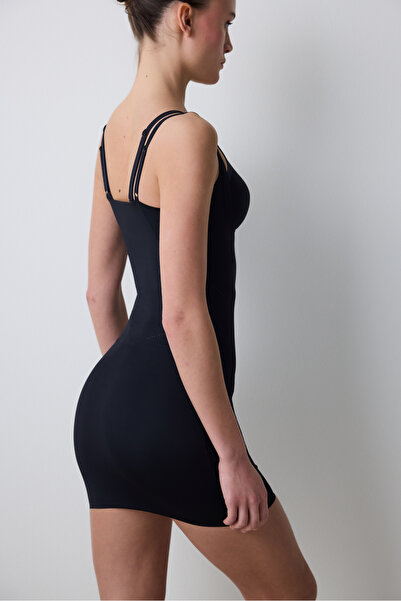 Penti # Izbırakmaz Black Abdominal Support Corset