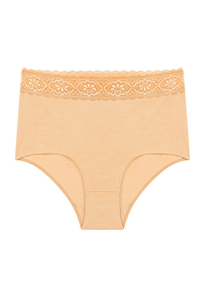 Penti Beauty Cotton High Waist Nude Slip Panties