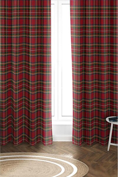 Dolce Mariee Parlak Saten Mikro Kumaş Çift Kanat Fon Perde Takımı PRD0017