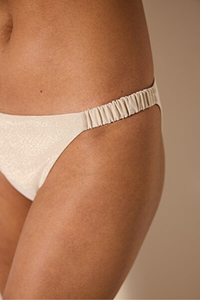 Penti Anna Side Glittery Beige Bikini Bottom