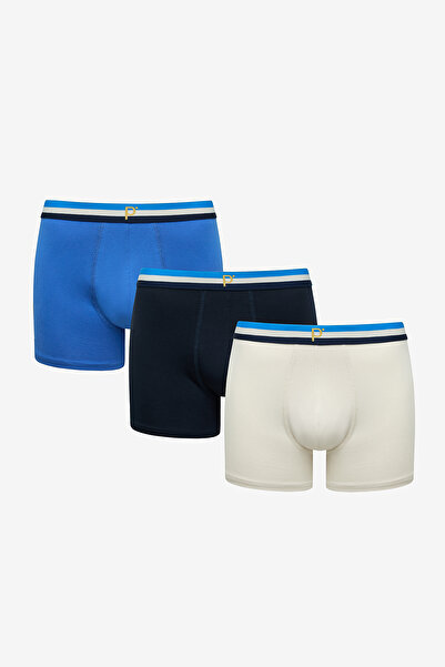 Penti Men's Cotton Soccer 3-Piece Multicolor Boxer