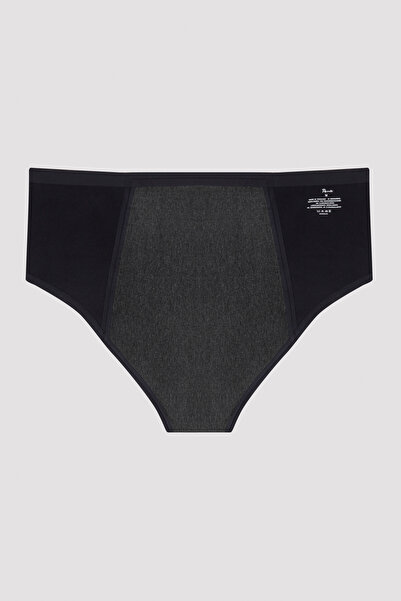 Penti Black High Waist Menstrual Night Panties