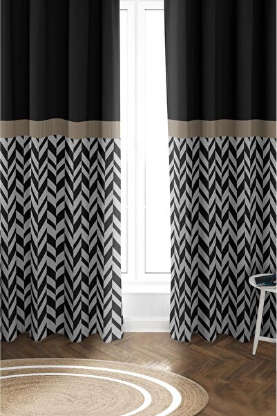 Dolce Mariee Shiny Satin Micro Fabric Double Wing Background Curtain Set Prd0013