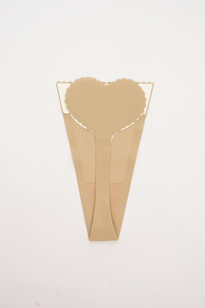 Penti Bej Decoltat - Chiloți Adezivi