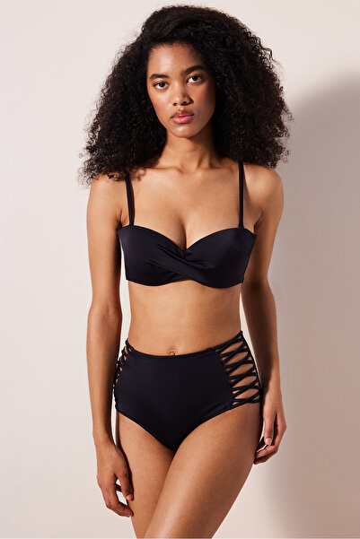 Penti Schwarzes High Fashion-Bikinioberteil