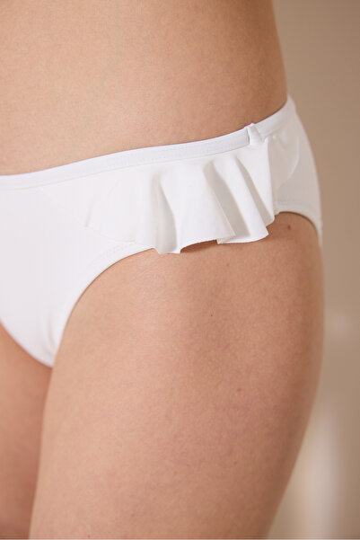 Penti Λευκό μπικίνι με βολάν Ori