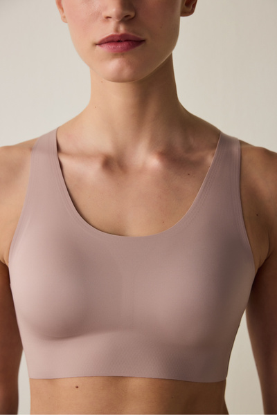 Penti Αθλητικό σουτιέν σε ανοιχτό καφέ χρώμα - Μέτρια υποστήριξη, Zero Feel
