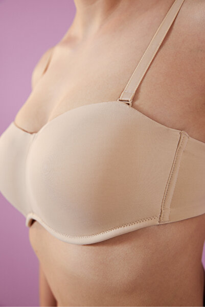 Penti Biustonosz w kolorze nude wzmacniający kształt róży