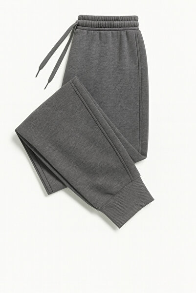 MARKATEM Buy Elastic and Lace-Up Joger Pants, 3-Thread Ribbed Elastic Waistband, Comfortable Fit.