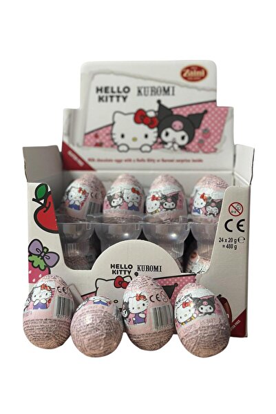 Genel Markalar Hello Kitty Glutensiz Çikolatalı Sürpriz Yumurta 6'lı