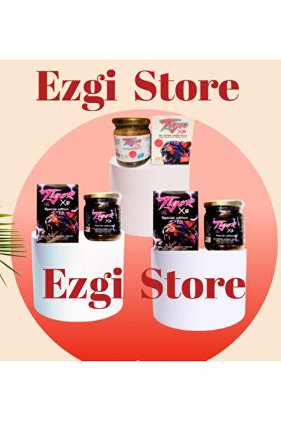 Tiger X2 Ginseng Macun Performans1 Ginseng Unisex Güç3 Etkili Kuvvet3 Gizli Gönderim 3 Paket 230 gr