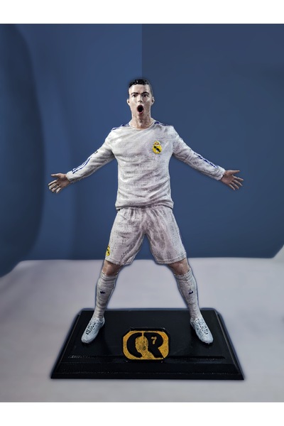 eselya 3d Cristiano - Ronaldo Figür / Futbol/ Madrid / Real Ronaldo Biblo/fanart