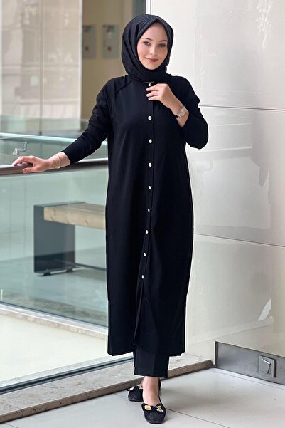 Nuss Basic Long Mercerized Cardigan