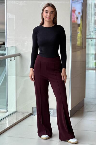 sentez giyim سروال سينتيس مدريد ذو الأرجل الواسعة الإسباني