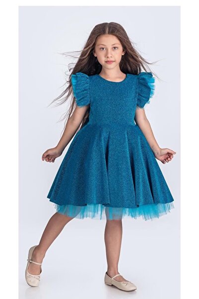 s.t. sebat tekstil فستان سهرة من القماش Janjanli للفتيات SB669