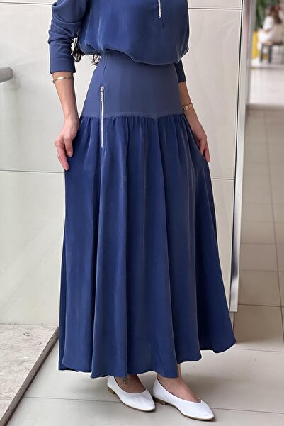 MISS DALIDA Missdalida Side Zipper Flared Skirt