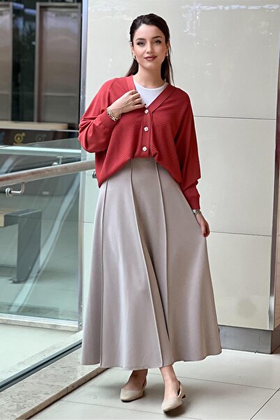 sentez giyim Sentez Sapphire Fragment Bell Skirt