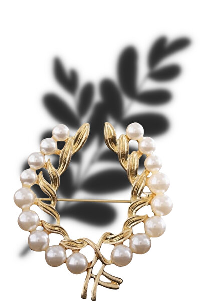 model aksesuar Özel Tasarım Zeytin Dalı Broş