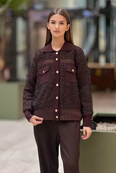 Ghisa Детальний опис трикотажного кардигану з нитками