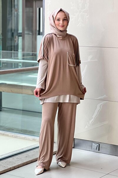 Ghisa Two Piece Tunic Pants 3 Piece Set