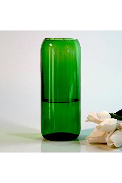 Reglasstic Verde - Upcycle Tasarım Dev Vazo