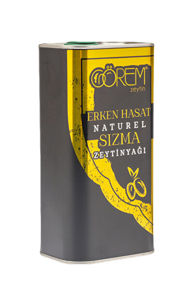Görem Zeytin Erken Hasat Soğuk Sıkım Sızma Zeytinyağı 1 Lt Teneke