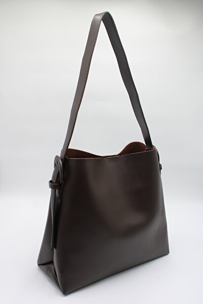 LASSO Women's Brown Large Size Soft Leather Inside Suede Magnet Closure Zippe...