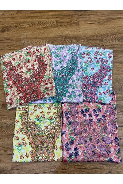 REHAM Emirati-made embroidered fabric, soft silk.